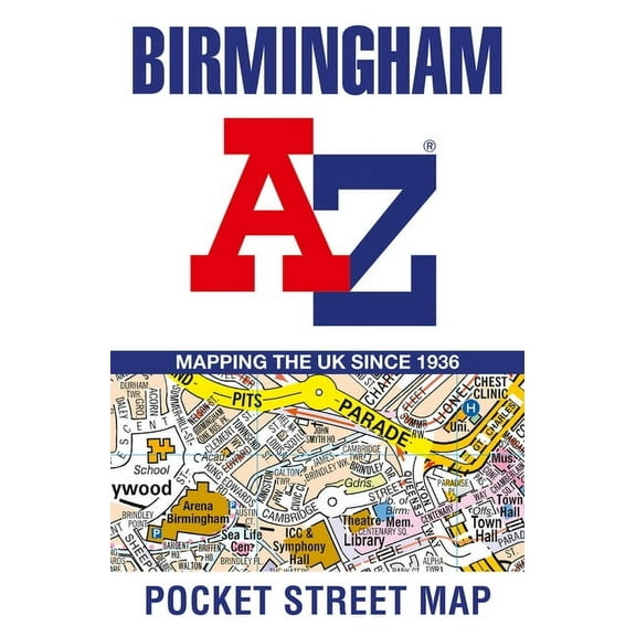 Birmingham A-Z Pocket Street Map, (Paperback)