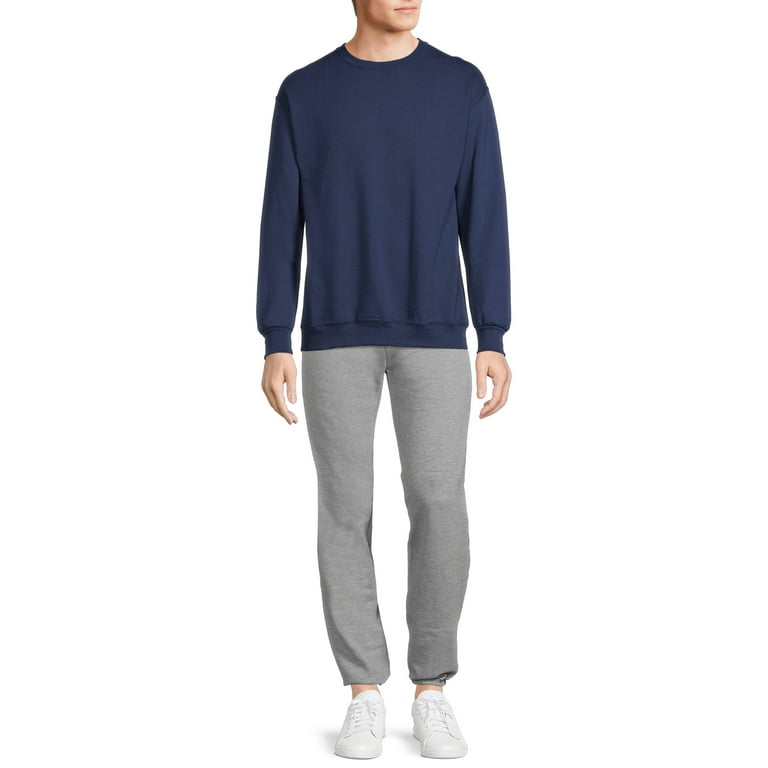 Mens crew neck sweatshirts walmart sales