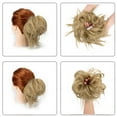 thumbnail image 2 of SAYFUT Curly Messy Hair Bun Extension Ponytail Hairpiece-Synthetic Chignon Hairpiece Wrap Messy Hair Bun Donut Hair Chignons Hair Piece for women ( 12 Colors,44g), 2 of 7