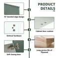 thumbnail image 4 of Rugerasy Modern Bathroom Vanity With Sink Combo Set Wall-Mounted Bathroom Vanity Cabinet Soft Close Door For Apartment Small Space, 4 of 9