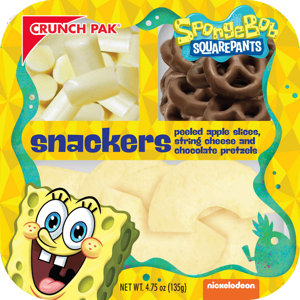Crunch Pak Snack with Peeled Apple Slices, String Cheese, and Chocolate