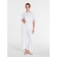 thumbnail image 2 of Joyspun Women's French Terry Knit Sleep Capri Pants, 25” Inseam, Sizes XS-3X, 2 of 5