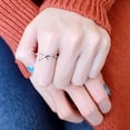 thumbnail image 5 of High polished (no plating) Stainless Steel Ring with AAA Grade CZ in Clear for Women Style DA154, 5 of 5