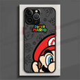 thumbnail image 3 of Super Mario Bros Art Phone Case For iPhone 15 14 13 12 11 Pro Max mini XS Max XR X 8 Plus SE Frosted Translucent Cover, 3 of 5