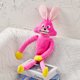 thumbnail image 5 of wsevypo Juguete de peluche de 24 pulgadas, adorables muñecos de peluche de conejo de animal suave, 5 of 7