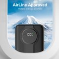 Aioneus Portable Charger Power Bank with Built-in Cables, 10000mAh 20W Fast Battery Pack, Black