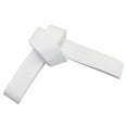 thumbnail image 2 of Toptie Karate TaeKwonDo Belt, Martial Arts Double Wrap Solid Rank Belt-White-Size 5, 2 of 7