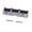 Silver, variant on BOKYAN 6 String Electric Guitar Roller Nut 43mm / 1.7 inches Zinc Alloy 3 Saddles Bridge Replacement Part with 2 Screws for Folk Acoustic Electric Guitars Easy Installation, Black