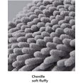 thumbnail image 4 of Ivymei Microfiber Chenille Hand Towels, 2 Pack, Soft Absorbent Kitchen Bathroom Towels with Loop, Grey Pink, 4 of 7