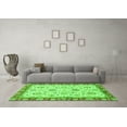 thumbnail image 3 of Ahgly Company Indoor Rectangle Oriental Green Modern Area Rugs, 8' x 10', 3 of 4