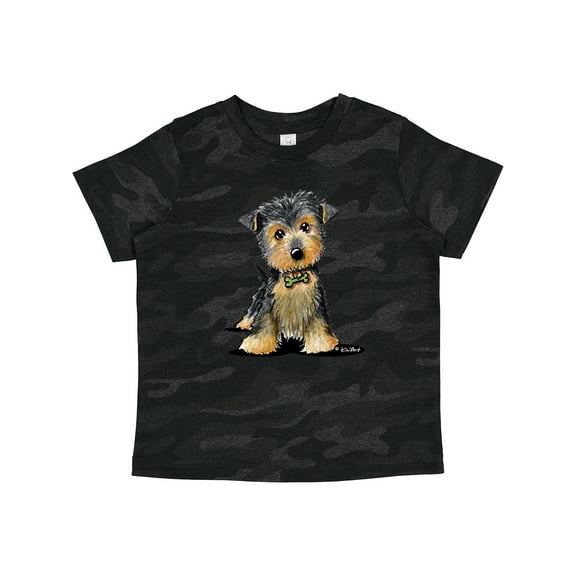 Inktastic Little Gent Yorkie Boys or Girls Toddler T-Shirt