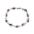 thumbnail image 1 of Minnieouse Cadenas geométricas de cobre Brazalete de circón Decoración de mano Decoraciones Novia Joyería Regalo de fiesta de cumpleaños Joyas Ropa, zapatos y accesorios Miscelánea Rosa roja Minnieouse AP014500-04, 1 of 6