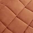 thumbnail image 5 of Madison Park Windom Lightweight Down Alternative Blanket with Satin Trim, King - Orange for Adults/Teens, 5 of 12