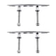 thumbnail image 1 of 2x Listón de Cuerda Hardware para Barco Marino 19.5cm, 1 of 6