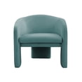thumbnail image 2 of TOV Furniture Marla Sea Blue Velvet Accent Chair, 2 of 6