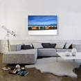 thumbnail image 2 of ARTCANVAS Colorful Houses On The Beach Canvas Art Print - Size: 40" x 26" (1.50" Deep), 2 of 9