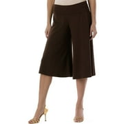 Metro7 - Women's Folded Waist Gaucho Pant