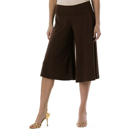 Metro7 - Women's Folded Waist Gaucho Pant