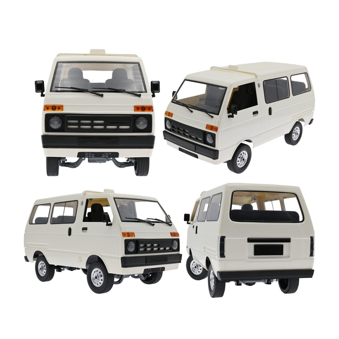 WPL D42 1/10 Scale Classic Van RC Car, 2.4G Proportional Steering Rear Straight Bridge Drive RC Truck with LED Headlights, Ideal Gift for Adults
