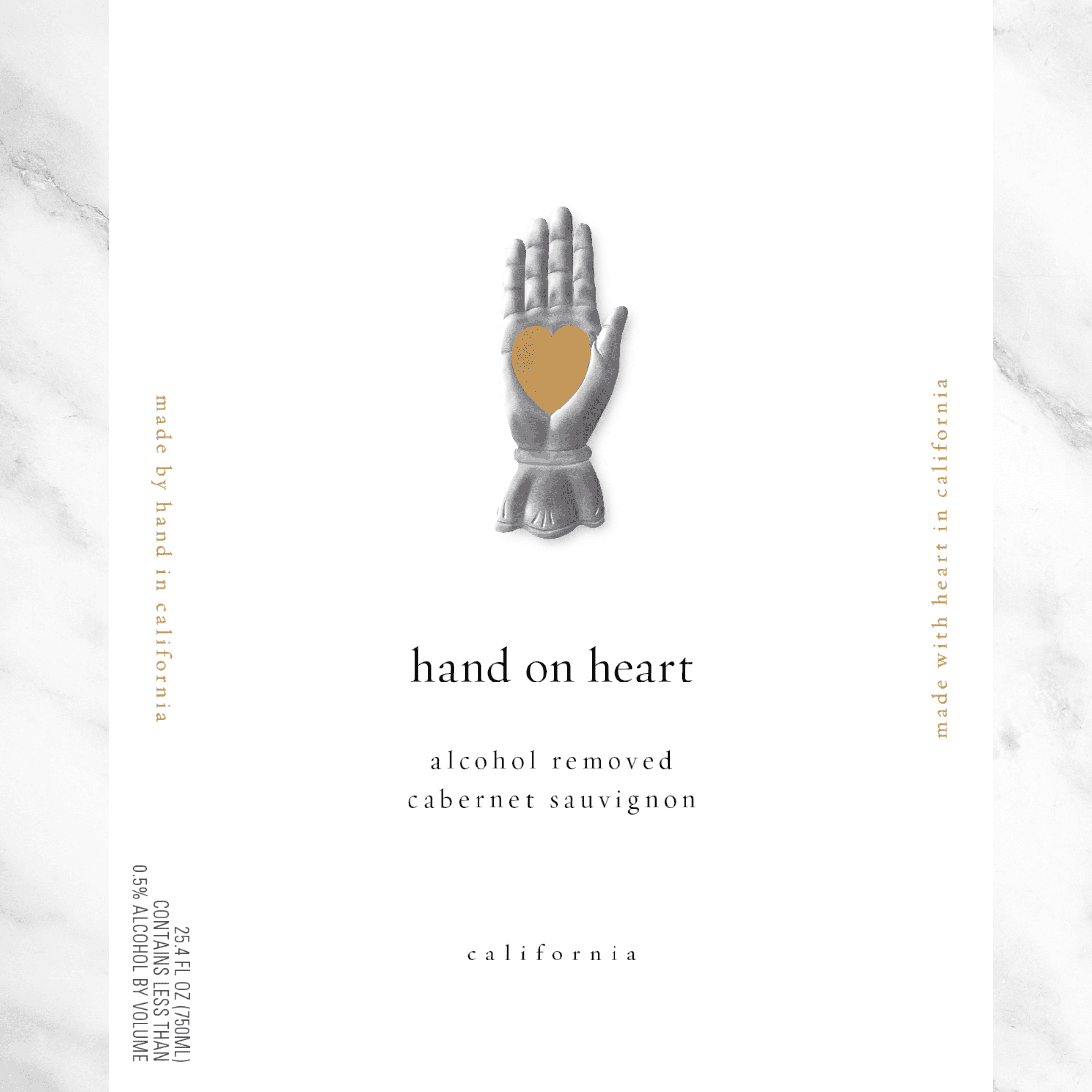 Hand on Heart Non-Alcoholic Cabernet Sauvignon 4-Pack (750ml)