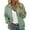 A1-Green453, variant on Womens Stripe Rib Trim Bomber Jacket Solid Black Stand Collar Zip Up Pocket Daily Coat