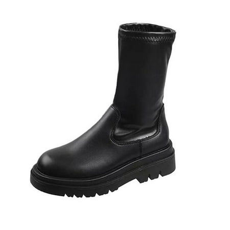 

Womens Boots Autumn New Fashion Short Boots Handsome But Knee Boots Three Length Options Woman Shoes