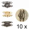 thumbnail image 3 of GDHOME 10 Pcs Antique Bronze Iron Jewelry Box Padlock Hasps Latch Clasp Lock Wooden Box, 3 of 5