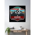 thumbnail image 2 of Huron National Forest Poster Wall Art, Modern Wall Decor, 16x16 UNFRAMED, 2 of 3