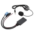 thumbnail image 1 of Cable de entrada auxiliar Bluetooth Bling Bling 5,0 conector ISO de 3,5mm 8 pines, 1 of 12