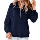 thumbnail image 1 of Suéter de moda para mujer Soild Trun-Down Collar Blusa de manga larga para mujer Fridja fhghd4828, 1 of 9