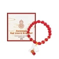thumbnail image 2 of Fiudx Pulsera de Calabaza In Dije, Hilo Rojo Auspicioso para La Riqueza, Joyería Artesanal de Calabaza, Materiales Naturales Que Promueven La Salud, Accesorio de Moda, Símbolo Del Patrimonio Cultural, 2 of 7