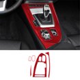 thumbnail image 1 of Red Carbon Fiber Central Control Gear Panel Cover Trim for BMW Z4 E89 2009-2016, 1 of 4