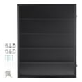 thumbnail image 2 of KFFKFF 35-Slot Collectible Card Showcase, 24.3x30.5x2.1 inches, Trading Card Wall Display Cabinet, 98% UV Resistant  PC Plate, Secure Lock for Sports Memorabilia, 2 of 7
