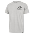 thumbnail image 2 of Men's '47  Gray Colorado Buffaloes Left Chest Back Slide Two Hit Franklin T-Shirt, 2 of 3