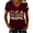 Wine, variant on Women's Summer Tops Patriotic Graphic Short Sleeve Fourth Of July Tee Casual Trendy 2026 Basics T Shirt