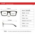 thumbnail image 2 of Azorb Polarized Sunglasses for Women Men 100% UV Blocking Square Gold Frames and Gray Lens Women Sunglasses, 2 of 5