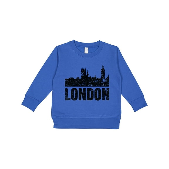 Inktastic London England City Skyline with Grunge Toddler Sweatshirt