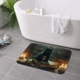 thumbnail image 6 of Halloween Non Slip Door Mat, Halloween Black Cat Mysterious Notebook Halloween Decor Absorbent Bath Tub Mats, Bathroom Rugs Welcome Mat, Bath Mat for Halloween Decor Home, Kitchen 16x24in, 6 of 6