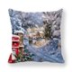 thumbnail image 1 of Christmas 3D Rabbit Cushion Cover Throw Pillow Case Xmas Squares,18x18inch, 1 of 6