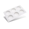 thumbnail image 1 of Silicone Cake Mold Kitchen Home Baking Pan Tray Chocolate Pancake Mould Bakeware Tool  6-cavity, 1 of 10
