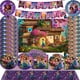 thumbnail image 2 of Decoración para fiesta de cumpleaños de Disney Encanto, vajilla de princesa Mirabel azul y morado, suministros para globos, abalorio para baby shower, regalo para niños, 2 of 5