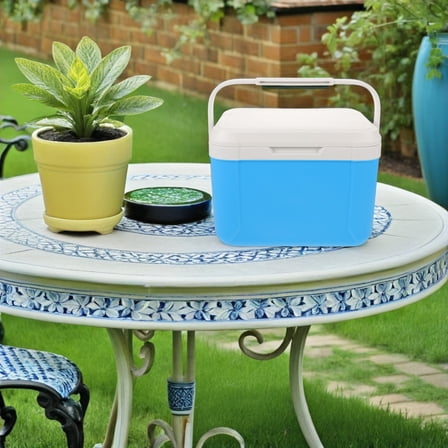 ELAYARD 1 Set Drinks Cooler Portable Ice Box for Fishing Beach Trip Outdoor Enthusiasts