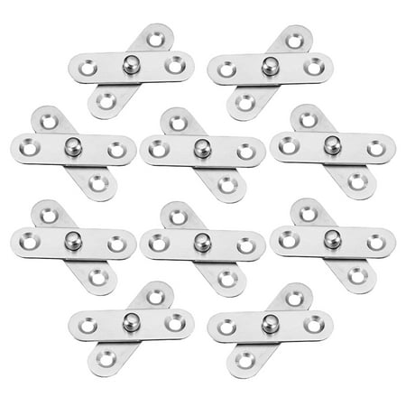 MLINS HOMEMAXS 10pcs Door Pivot Hinges Heavy Duty for Wood Doors Hidden Door Hinge and Pivot Hinges Bookcase Secret Door