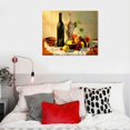 thumbnail image 4 of COMIO Retro Wine Pictures for Kitchen, Vibrant Fruits Wall Art for Dining Room, Canvas Prints Oil Painting Reproduction of Vintage for Living Room Bedroom Home Decorations, 4 of 4