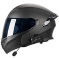 thumbnail image 3 of MOCOERL Casco Integral Abatible para Motocicleta,Certificado Dot, Casco con Auriculares Bluetooth, Cascos para con Doble Visera, Hombres y Mujeres, Mate Negro M, 3 of 7