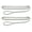 White, variant on Extreme Max 3006.2591 BoatTector 3/8" x 6' Premium Double Braid Nylon Fender Line - Pair, White