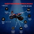 thumbnail image 2 of Motocicleta Infantil Shahoma  MC01 Premium Motocross 49cc Azul, 2 of 6