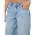 thumbnail image 6 of Celebrity Pink Women's and Women's Plus Slouchy Wide Leg Jean with Back Buckle, Sizes 1-24, 6 of 7