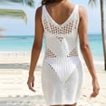 thumbnail image 4 of Vestido de Verano Casual Moda de Verano de las Mujeres Cuello en V Vestido de Verano de las Mujeres con Cuello en V, 4 of 5