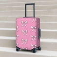 thumbnail image 6 of Haiem Beautiful pink bow Pattern Luggage Cover Printed Suitcase Covers for Luggage Elastic Washable Suitcase Protector Fits 18-32 Inch Luggage-Large, 6 of 7